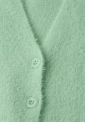 Kuscheliger V-Neck Cardigan serene green