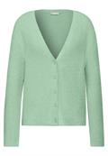 Kuscheliger V-Neck Cardigan serene green