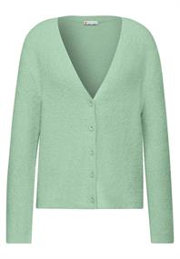 Kuscheliger V-Neck Cardigan serene green