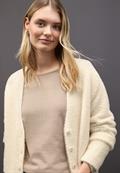 Kuscheliger V-Neck Cardigan soft beige