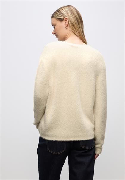 Kuscheliger V-Neck Cardigan soft beige