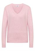 Kuscheliger V-Neck Pullover blossom glow melange