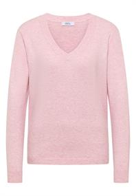 Kuscheliger V-Neck Pullover blossom glow melange