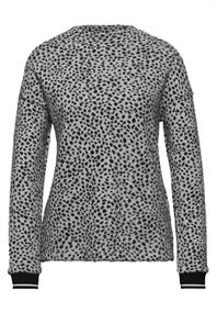 Kuscheliges Leo-Shirt black