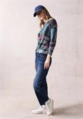 Kuscheliges Shirt deep petrol melange
