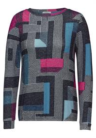 Kuscheliges Shirt deep petrol melange