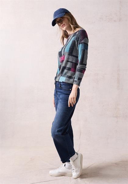 Kuscheliges Shirt deep petrol melange