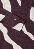 Kuscheliges Shirt mit Muster eggplant red melange