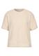 Kuscheliges T-Shirt in Strick-Optik creamed sand
