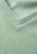 Kuscheliges V-Neck Shirt serene green