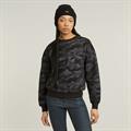 Lace aop loose r sw wmn dk black lace wave