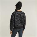 Lace aop loose r sw wmn dk black lace wave