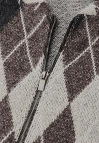 Langarm Blouson mit Karomuster black coffee
