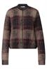 Langarm Blouson mit Karomuster black coffee