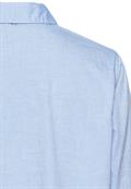 Langarm Bluse aus reiner Baumwolle light blue