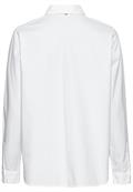 Langarm Bluse aus reiner Baumwolle milk white