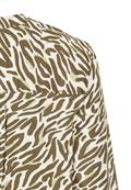 Langarm-Bluse mit Allover-Print aop