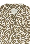 Langarm-Bluse mit Allover-Print aop