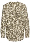 Langarm-Bluse mit Allover-Print aop