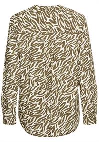 Langarm-Bluse mit Allover-Print aop