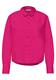 Langarm Bluse mit Hemdkragen aus Twill magenta dream