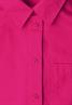 Langarm Bluse mit Hemdkragen aus Twill magenta dream