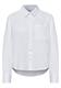 Langarm Bluse mit Hemdkragen aus Twill white
