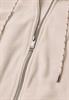 Langarm Fleece Jacke mit Kapuze cashmere beige