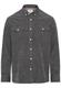 Langarm Hemd in Regular Fit aus Cord asphalt