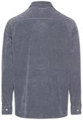 Langarm Hemd in Regular Fit aus Cord denim blue