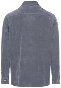 Langarm Hemd in Regular Fit aus Cord denim blue