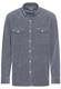 Langarm Hemd in Regular Fit aus Cord denim blue