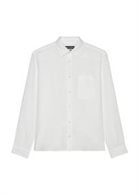 Langarm-Hemd regular white