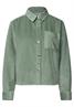 Langarm Hemdbluse mit Cordmix eucalyptus green