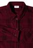 Langarm Hemdbluse mit Karomuster berry red