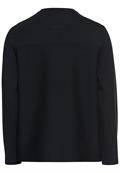 Langarm Henley mit Brusttasche dark navy