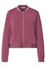 Langarm Jacke im Silk-Look mit Zipper dark clouded blush