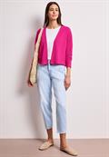 Langarm Jacke in offener Passform magenta dream