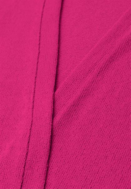 Langarm Jacke in offener Passform magenta dream