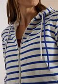 Langarm Jacke mit Kapuze und Struktur deep river blue