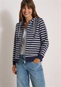 Langarm Jacke mit Kapuze und Struktur urban dark blue