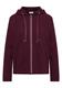Langarm Jacke mit Kapuze und Taschen sweet grape red