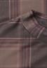 Langarm Mesh-Shirt mit Rundhals und Print sanded amber