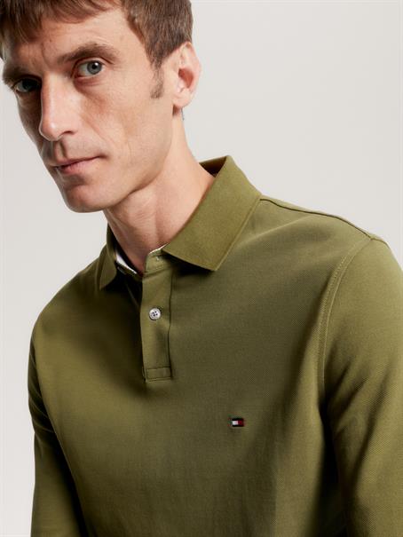 Langarm-Poloshirt green