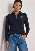 Langarm Poloshirt mit Knöpfen urban dark blue