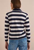 Langarm Poloshirt mit Knöpfen urban dark blue