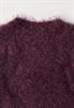 Langarm Pullover aus Fransengarn rustic rouge