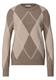 Langarm Pullover mit Argyle-Muster sanded amber mel.