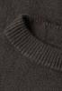 Langarm Pullover mit Boat Neck black coffee mel.