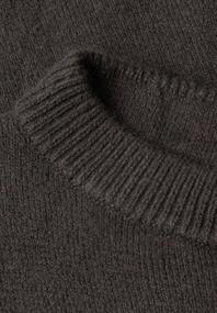 Langarm Pullover mit Boat Neck black coffee mel.